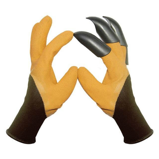 Garden Rubber Gloves with Fingertips Claws - Image 12