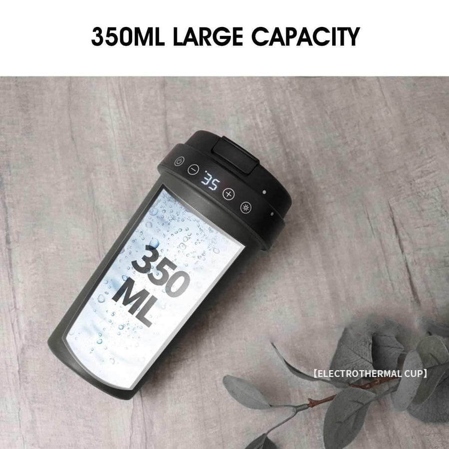 LCD Display Stainless Steel Car Electric Thermos - Image 5