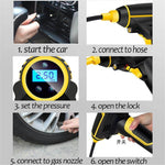 Portable Wireless Digital Car Tire Air Compressor - MaviGadget