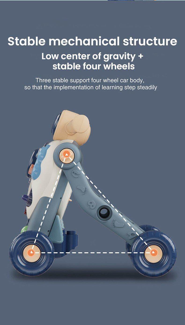 3in1 Walker Push Stable Baby Car