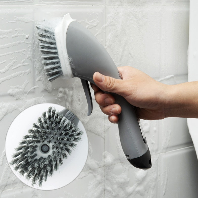 Multi-function Liquid Dispenser Cleaning Brush - Image 0