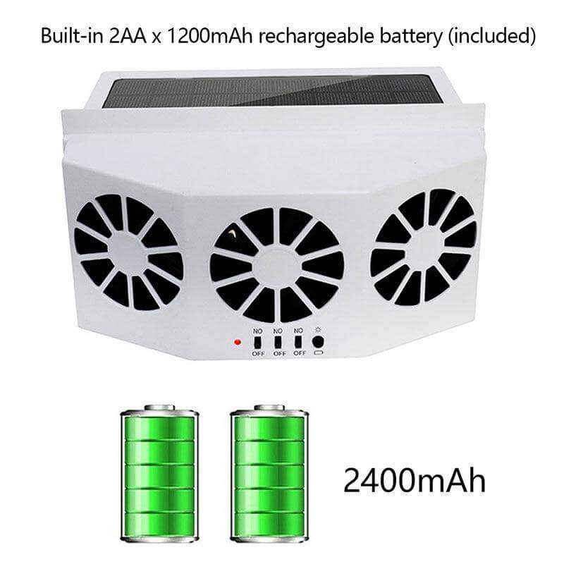 Auto Solar Ventilating Fan for Car - Image 4