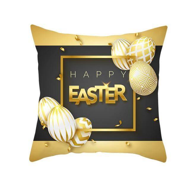 Bunny Easter Eggs Cotton Pillowcase - Image 14