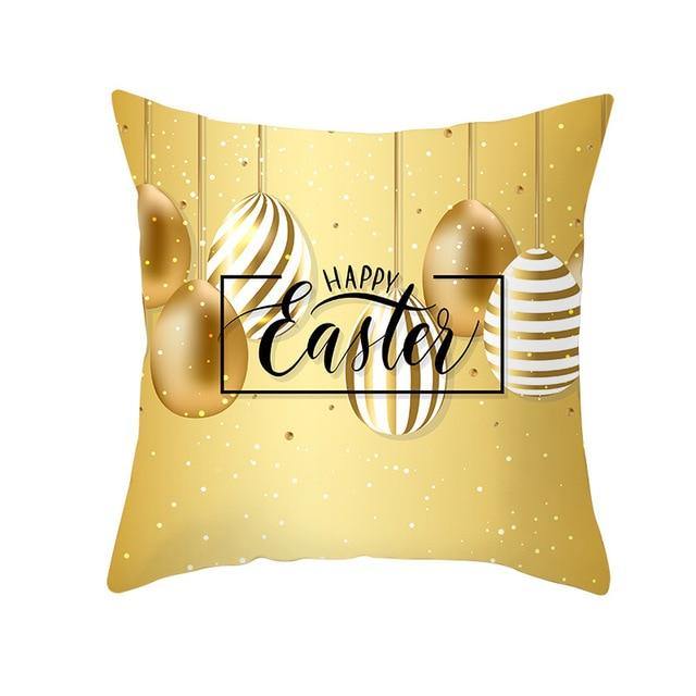 Bunny Easter Eggs Cotton Pillowcase - Image 18