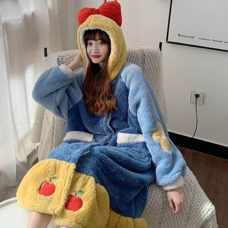 Colorful Princess Hooded Sleepwear for Women - Image 0