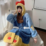 Colorful Princess Hooded Sleepwear for Women