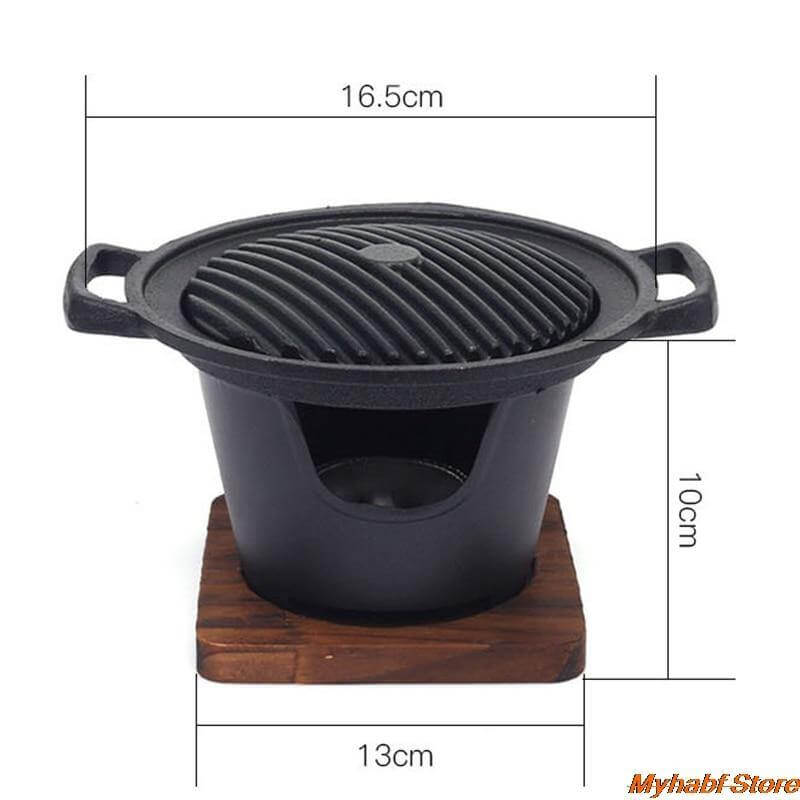 Mini Japanese Smokeless Barbecue Desk Grill - Image 3