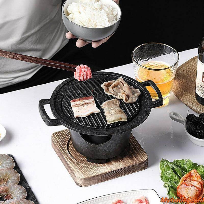 Mini Japanese Smokeless Barbecue Desk Grill - Image 4