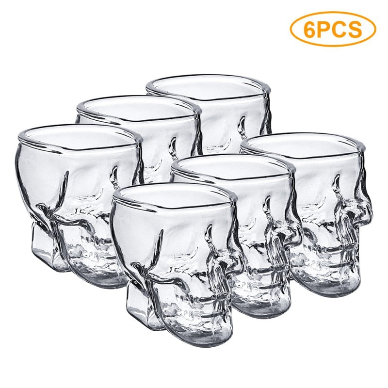 3D Transparent Skull Crystal Mug - Image 3