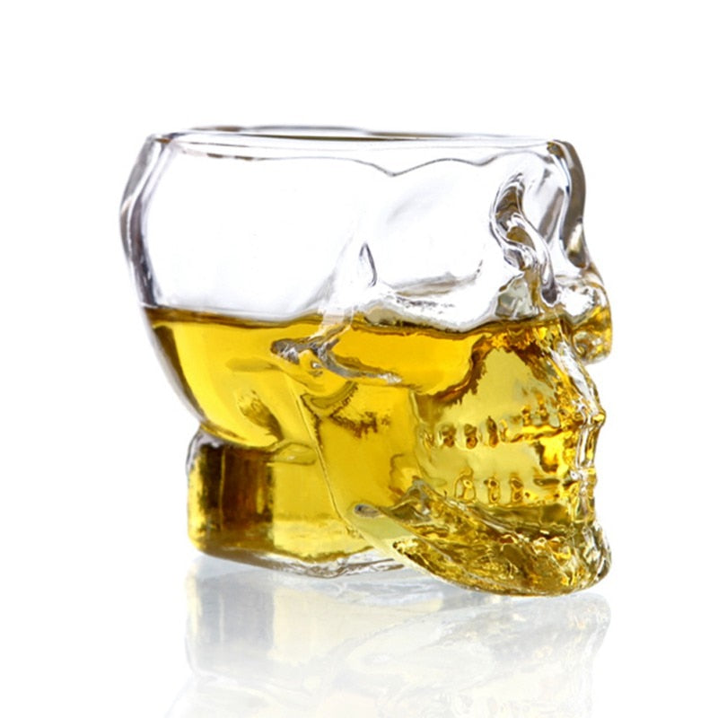 3D Transparent Skull Crystal Mug