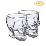 3D Transparent Skull Crystal Mug