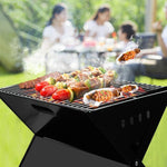 Foldable X Shaped Basic Charcoal Grill - MaviGadget