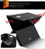 Foldable X Shaped Basic Charcoal Grill - MaviGadget