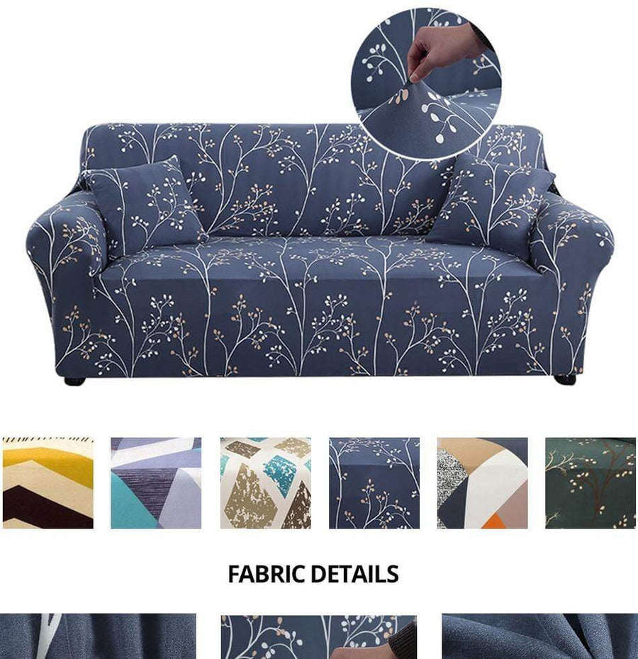 Modern Printed Elastic Sofa Cover - Image 3