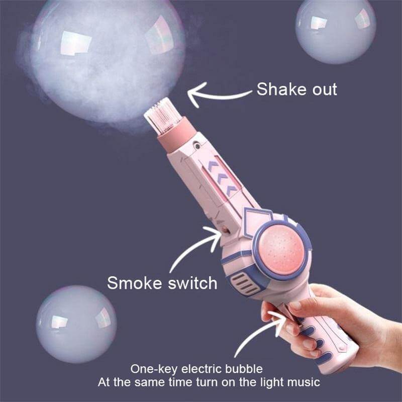 Automatic Magic Smoke Bubble Blower Machine - Image 4