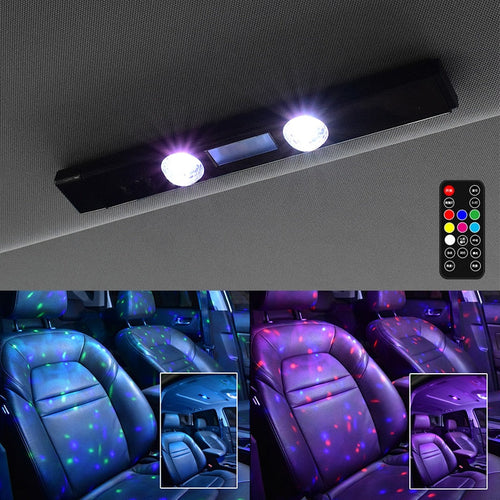 Multi-Color USB Car Atmosphere RC Light - Image 0