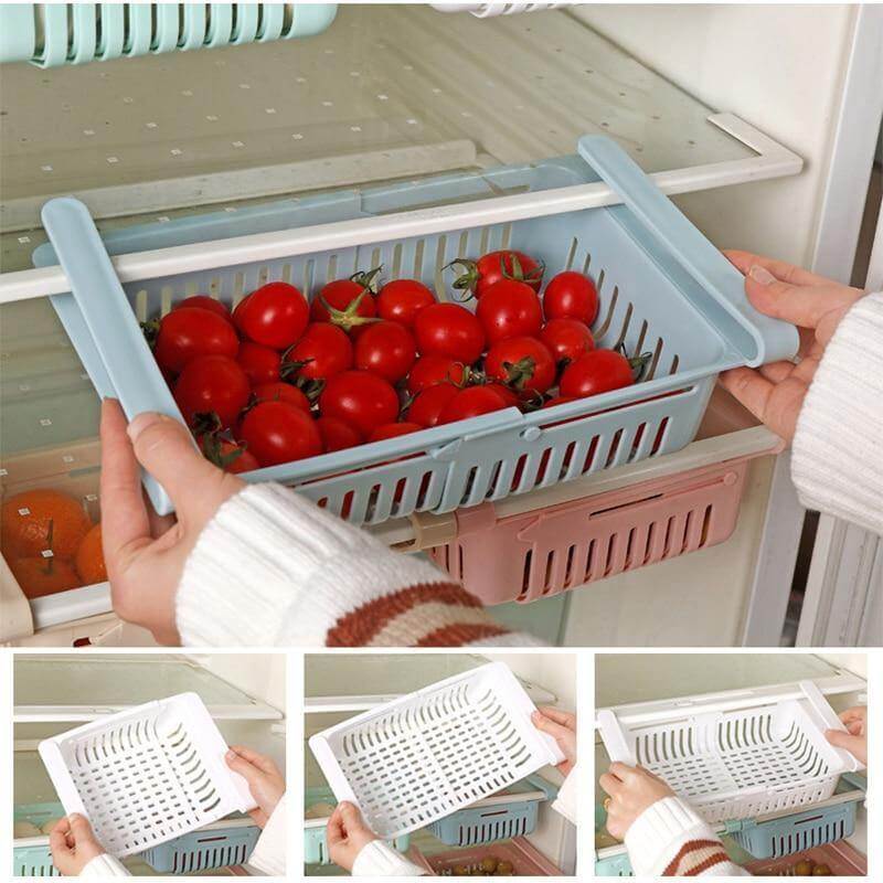 Adjustable Fridge Storage Drawer