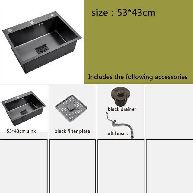 Stainless Steel Modern Kitchen Sink - Image 15