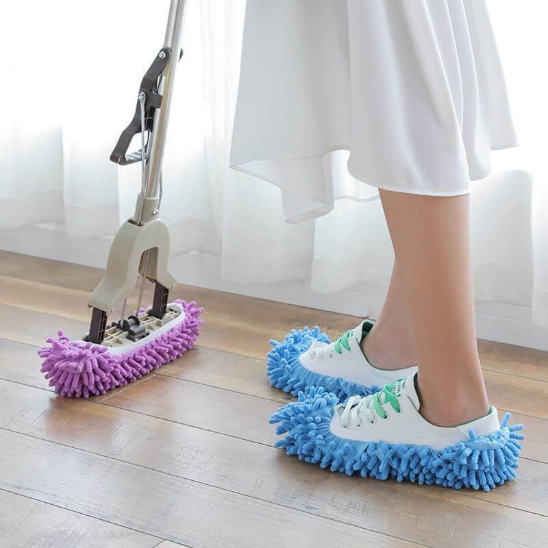 Lazy Men Floor Mop Slippers - Image 1