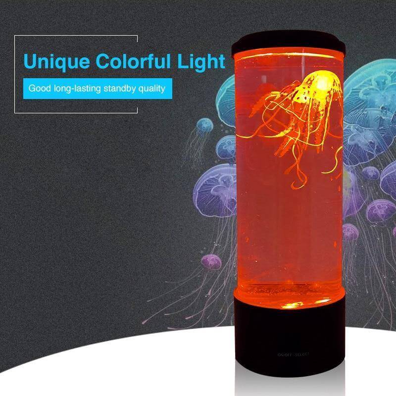 LED Remote Control Fantasy Jellyfish Tank Mood Lamp - MaviGadget