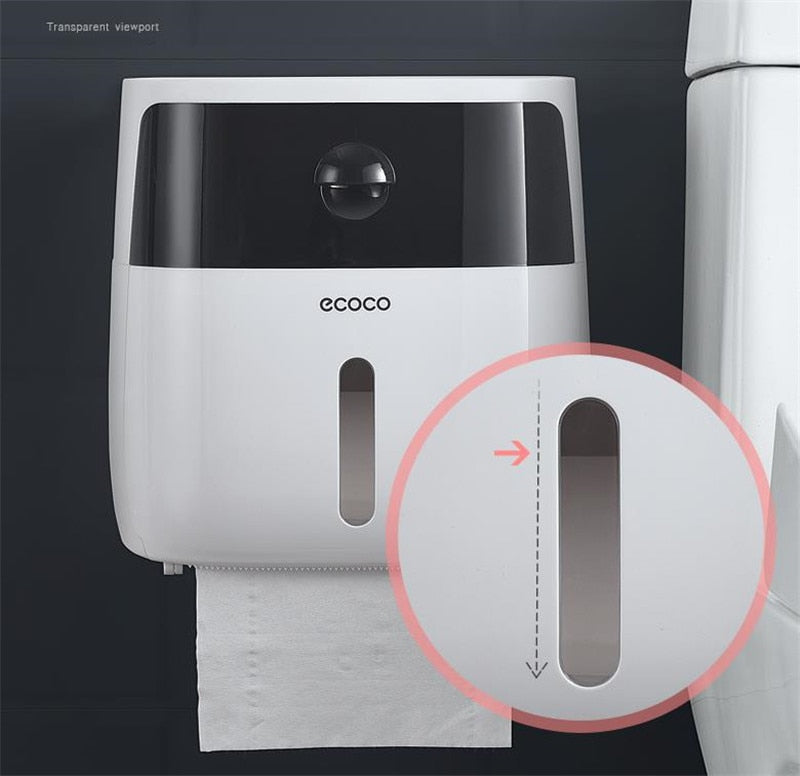 Waterproof Toilet Paper Holder Storage Box - Image 10