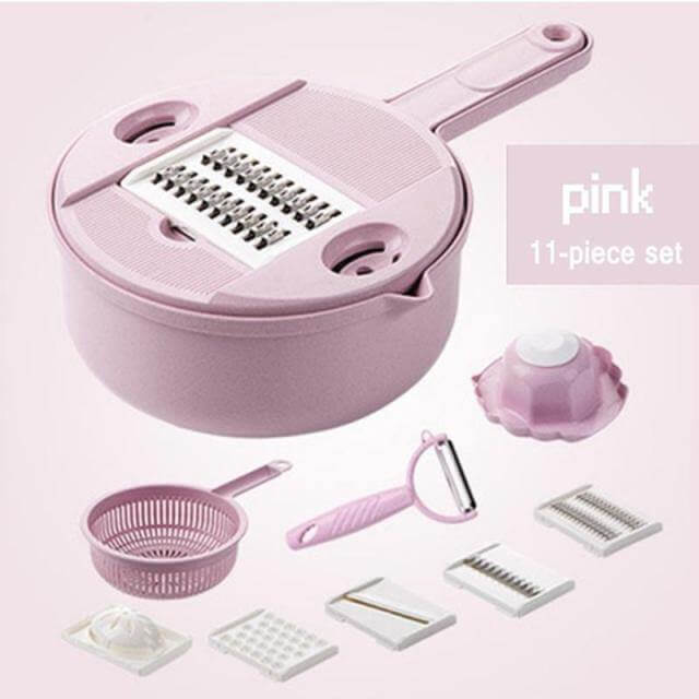 11pcs Multifunctional Stainless Steel Vegetable Slicer Kit - Image 5