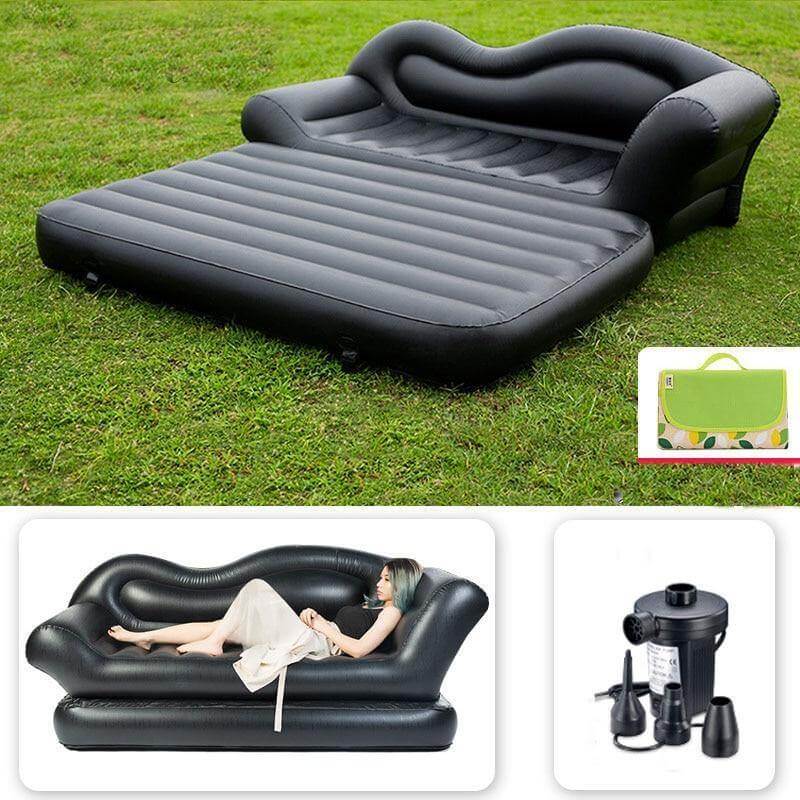 Comfy Double Household Inflatable Lazy Reclining Sofa - Image 4