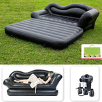 Comfy Double Household Inflatable Lazy Reclining Sofa