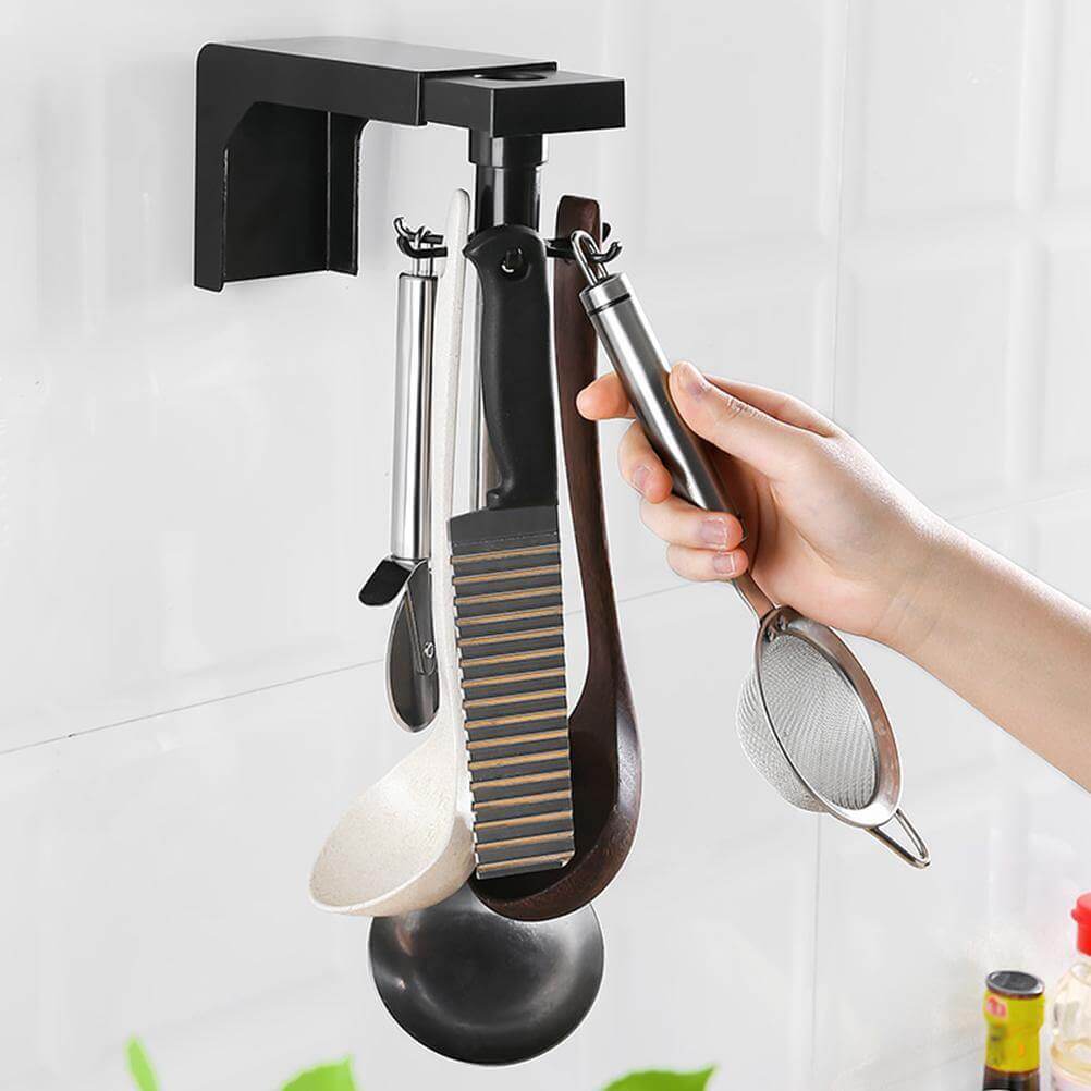 Rotating Retractable Kitchen Hanger - MaviGadget