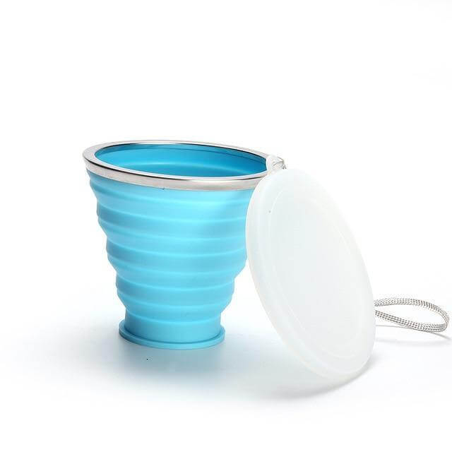 Foldable Easy Silicone Travel Mug - MaviGadget