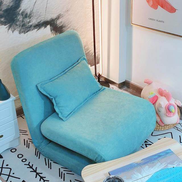 Lazy Foldable Single Sofa Bed Floor Chair - Image 14