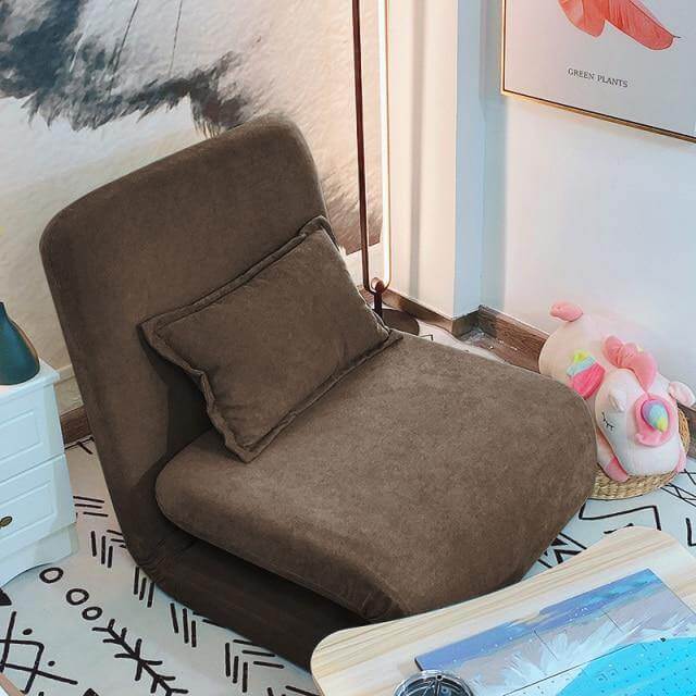 Lazy Foldable Single Sofa Bed Floor Chair - Image 12