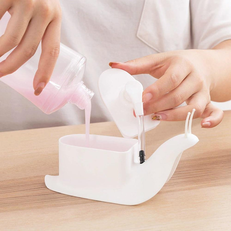 Portable Snail Shaped Liquid Soap Dispenser - Image 4