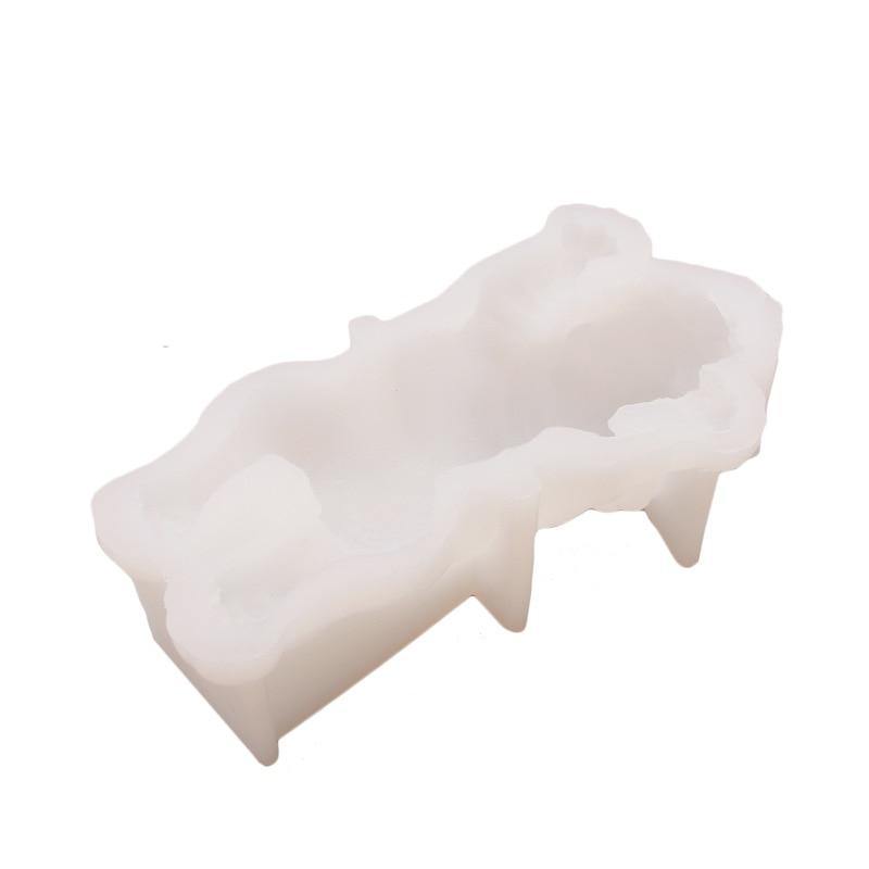 3D Cute Dog Shaped Ice Cream Chocolate Silicone Mold - Image 3