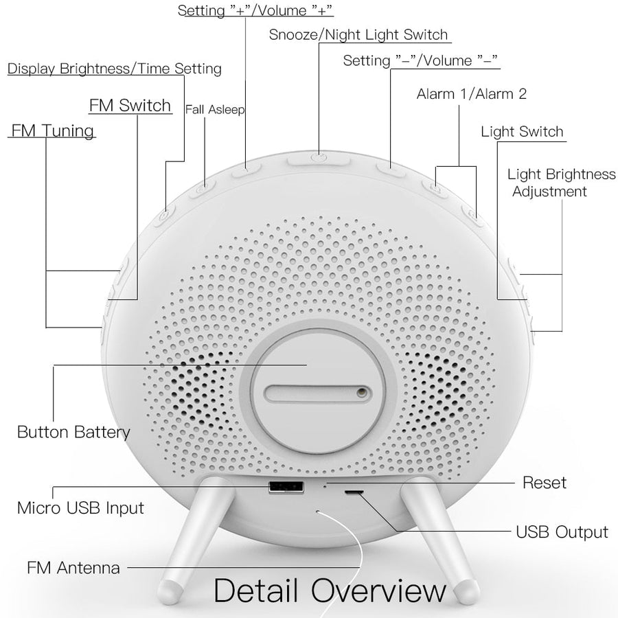 Smart Wireless Sunrise Alarm Clock Light - Image 3