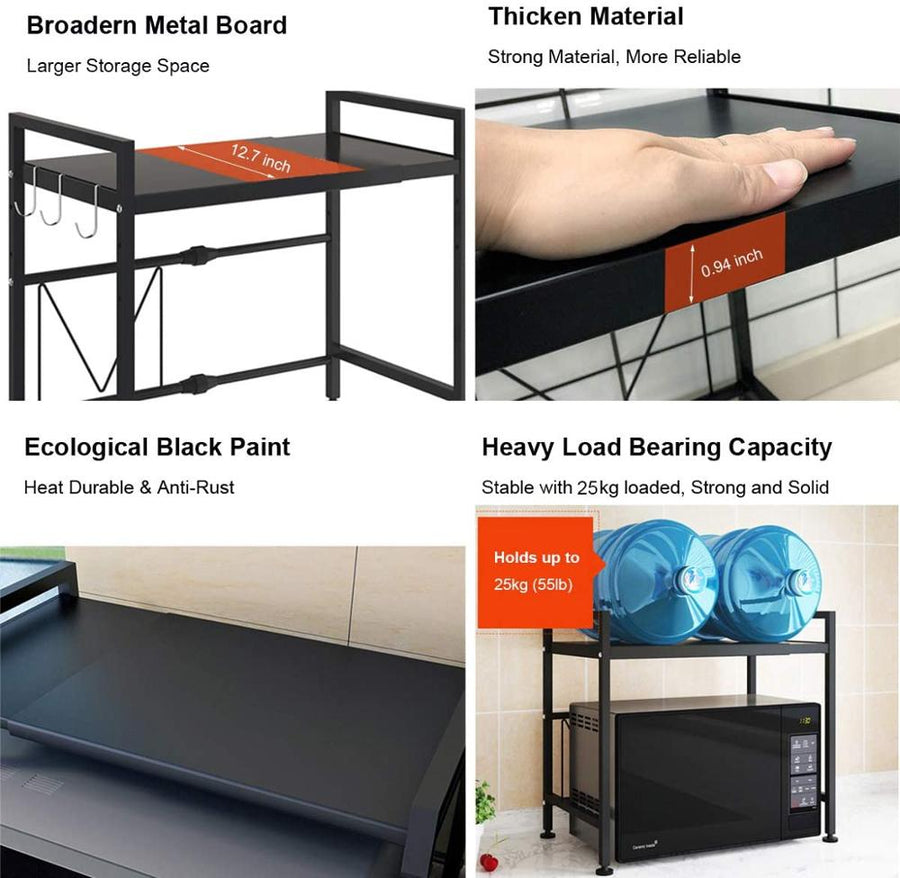 Expandable Kitchen Counter Shelf Rack Organizer - Image 1