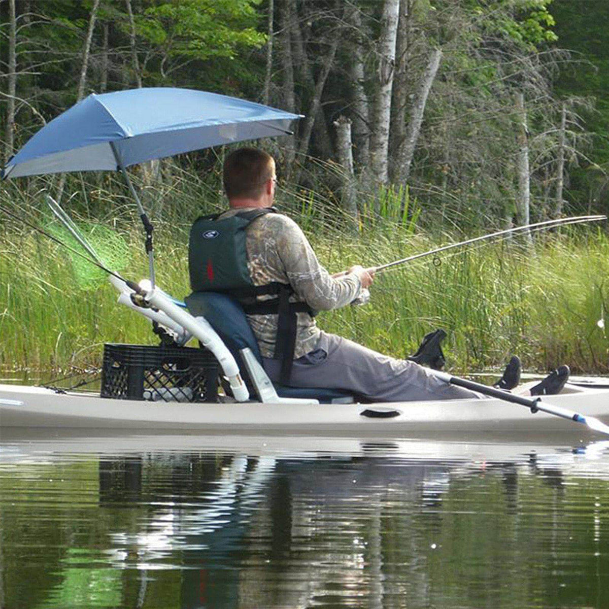 Portable Folding Umbrella with Universal Clamp - MaviGadget