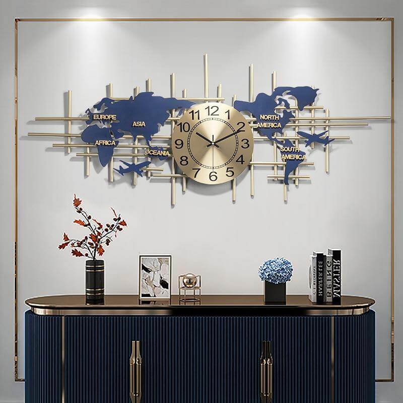 Modern European Style Luxury Wall Clock Decor - Image 0