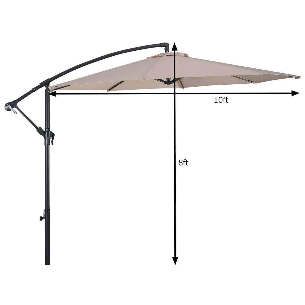 Giant Anti-UV Outdoor Hanging Umbrella - MaviGadget