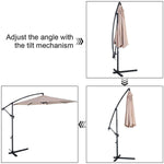 Giant Anti-UV Outdoor Hanging Umbrella - MaviGadget