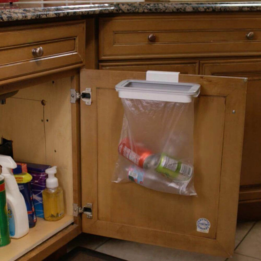 Portable Plastic Hanging Garbage Bag - Image 1