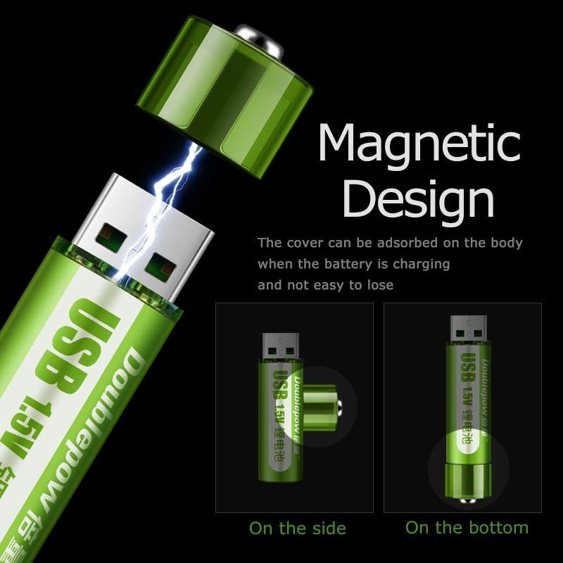 USB Rechargeable Smart Li-Ion Battery - Image 2