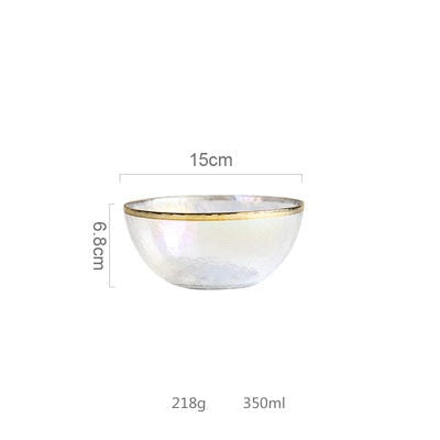 Creative Rainbow Glass Dinnerware Plate - Image 10