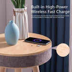 Smart Wooden Bluetooth Speaker Wireless Charging Coffee Side Table