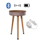 Smart Wooden Bluetooth Speaker Wireless Charging Coffee Side Table