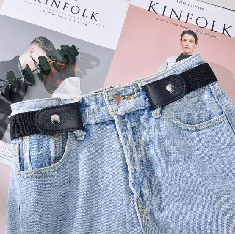 Buckle-Free Casual Sport Elastic Unisex Belt - Image 2