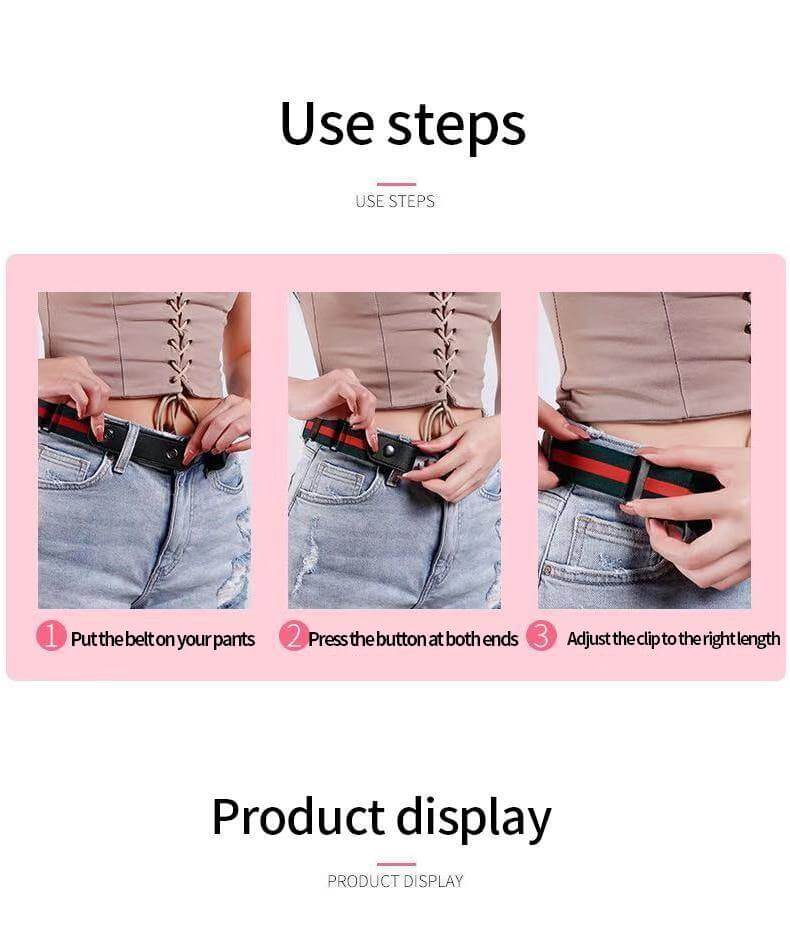 Buckle-Free Casual Sport Elastic Unisex Belt - Image 3