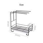 Iron Space Saving Kitchen Sink Drying Rack