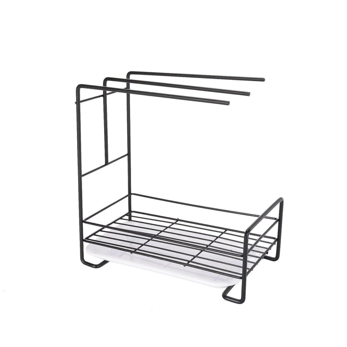 Iron Space Saving Kitchen Sink Drying Rack