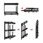 Foldable Stainless Steel Kitchen Dish Drainer Rack